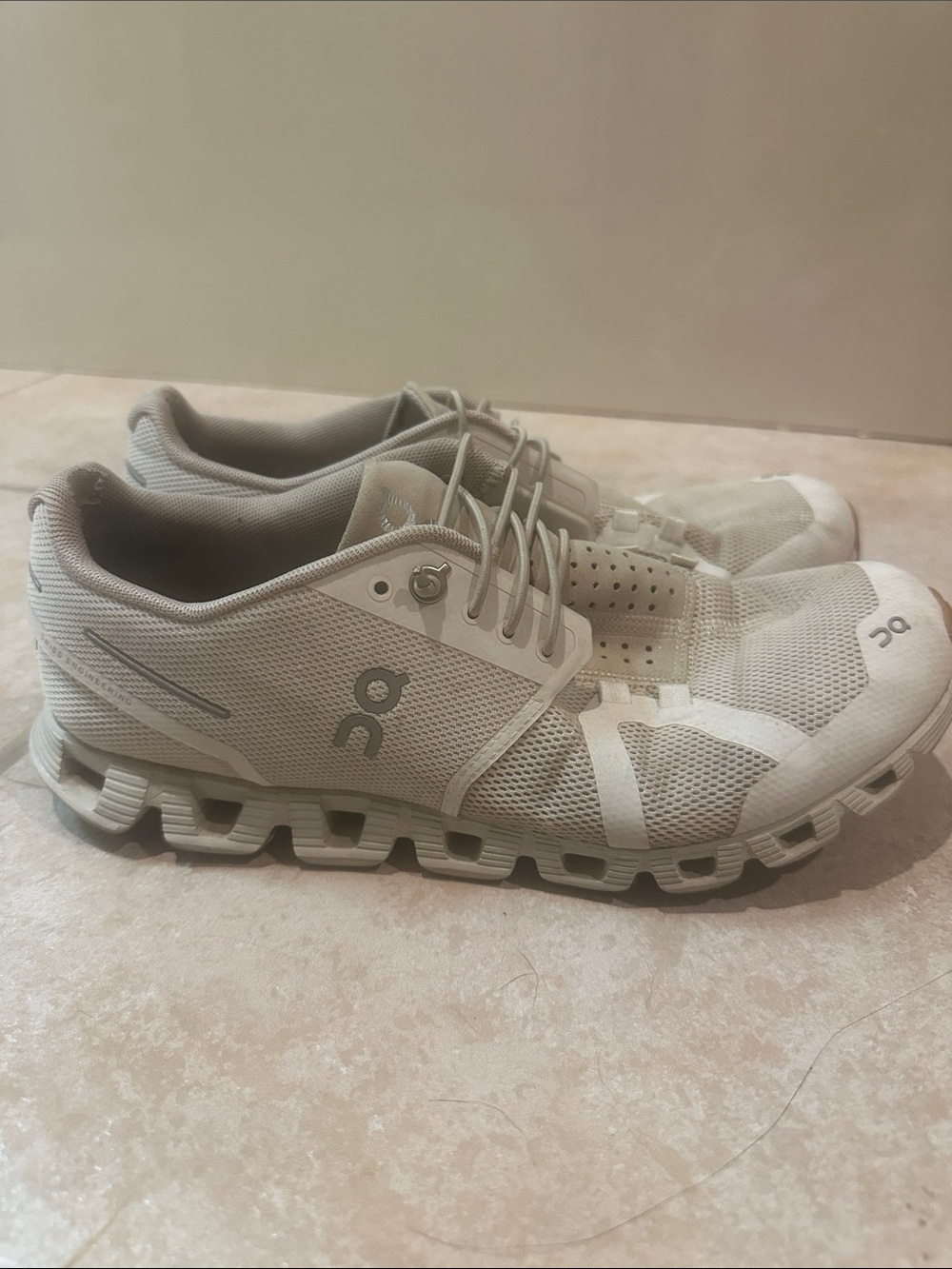 On Running Cloud Women’s Sneakers in Off White